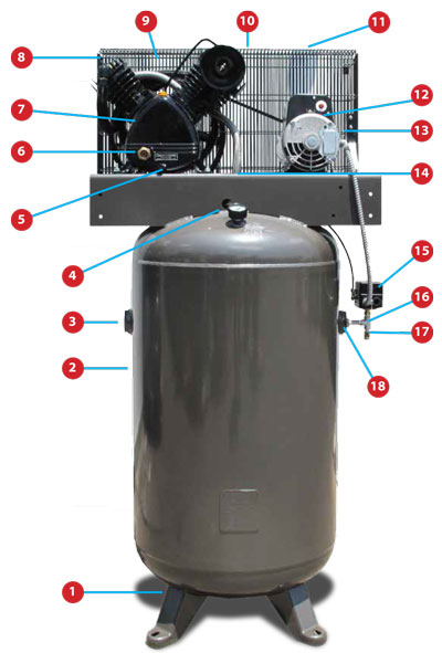 LDV95T 80 Gallon Vertical Parts