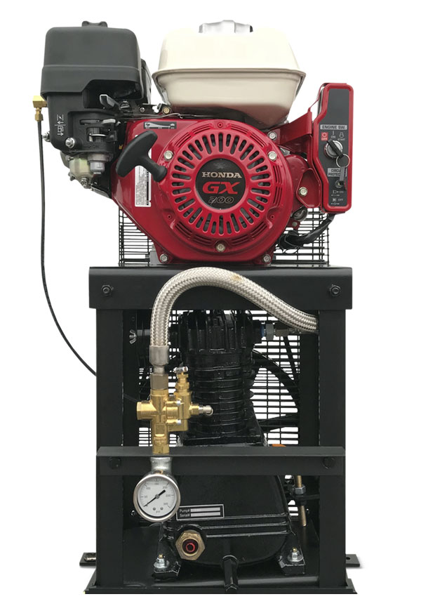 5.5 HP Engine Driven Reciprocating Cube