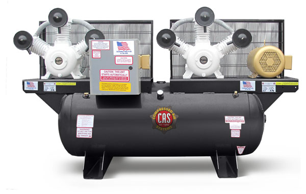 10 HP Oil-free Duplex Compressors