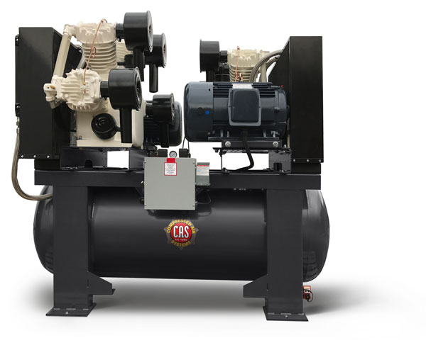 30 HP Oil-free Duplex Compressors