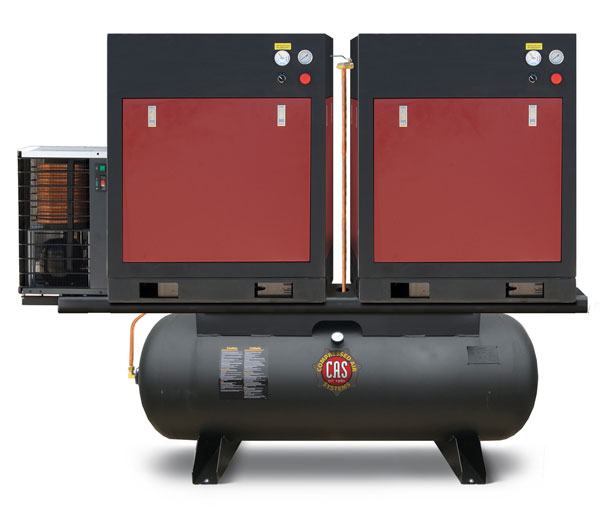 5 HP Duplex Enclosed Rotary Screw photo