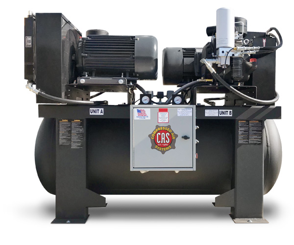 30 HP Duplex Rotary Screw