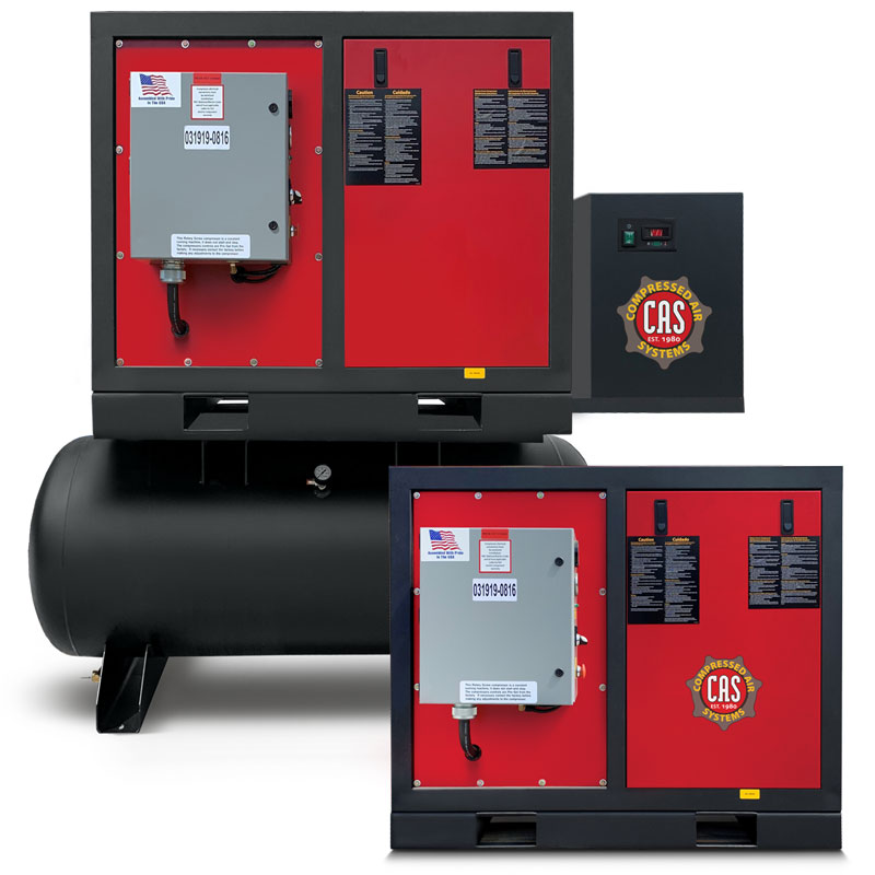 20 HP Enclosed Rotary Screw